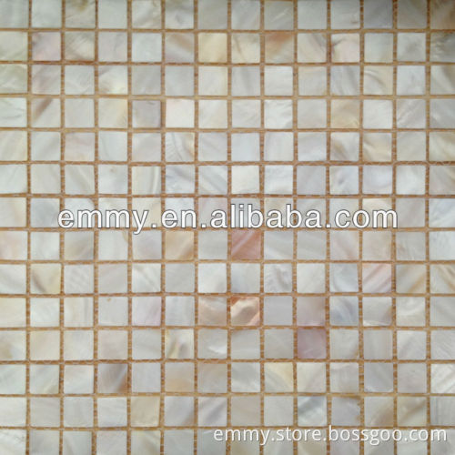 Natural color freshwater shell mosaic river MOP pearl oyster mosaics
